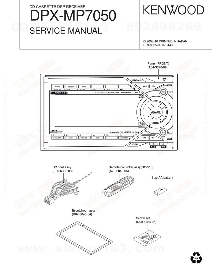 Kenwood DPX-MP7050 Service manual