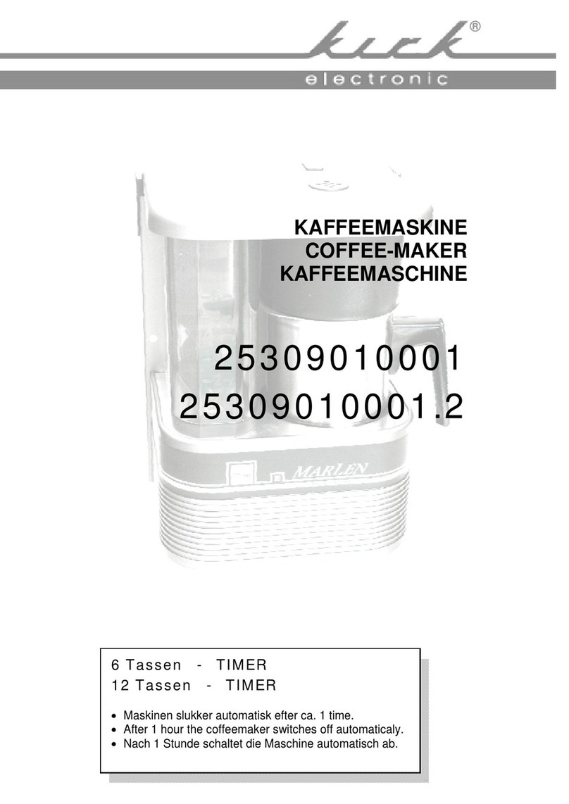 Kirk 25309010001 Installation and instruction manual