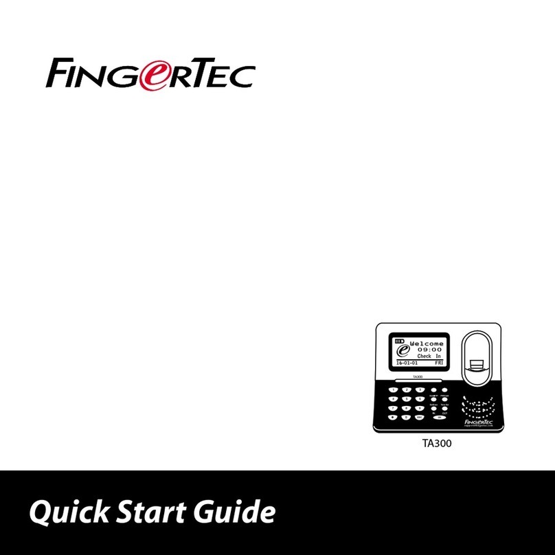 FingerTec TA300 User manual