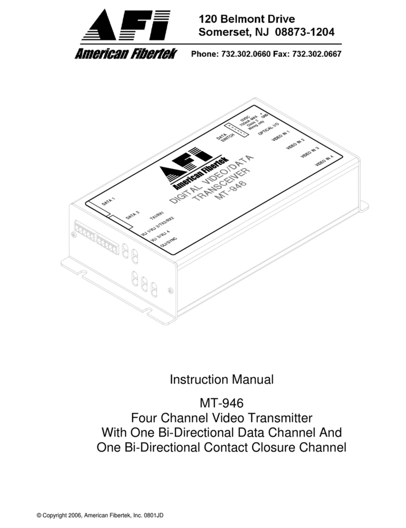 AFi MT-946 instruction manual
