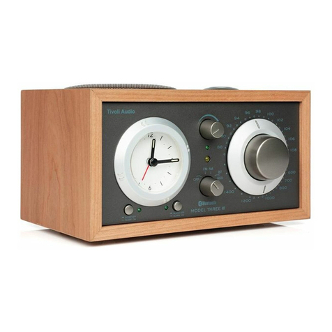 Tivoli Audio THREE BT owner's manual