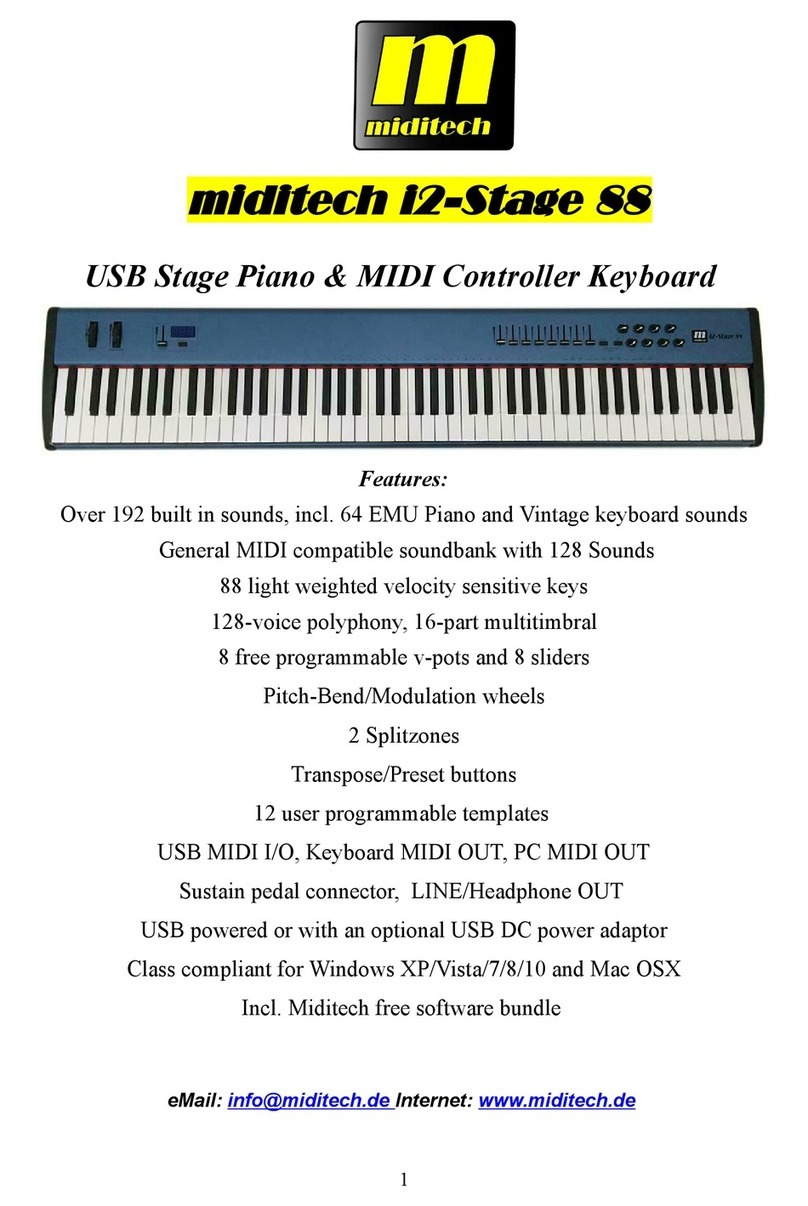 Miditech i2-Stage 88 manual