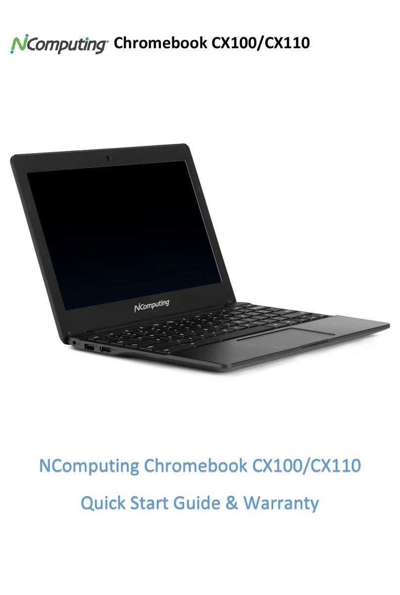 NComputing Chromebook CX100 quick start guide