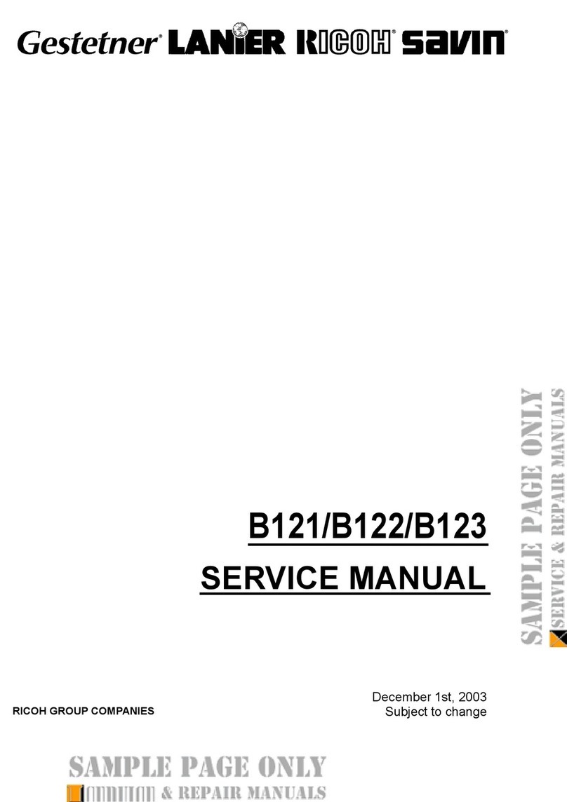 Ricoh B121 User manual