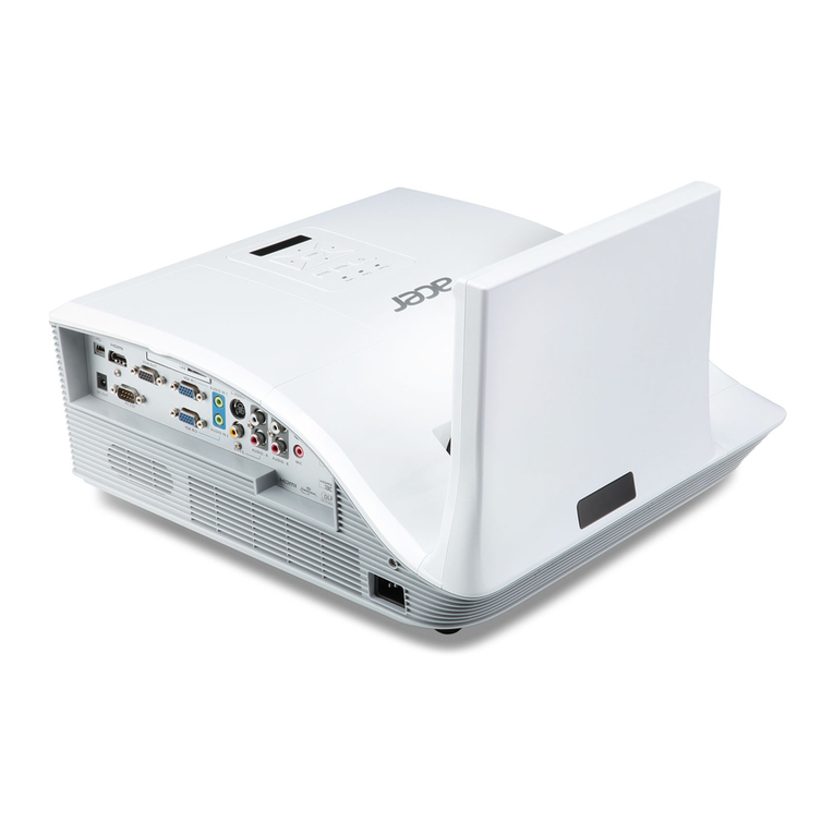 Acer U5313W Series User manual Acer U5313W Series User manual
