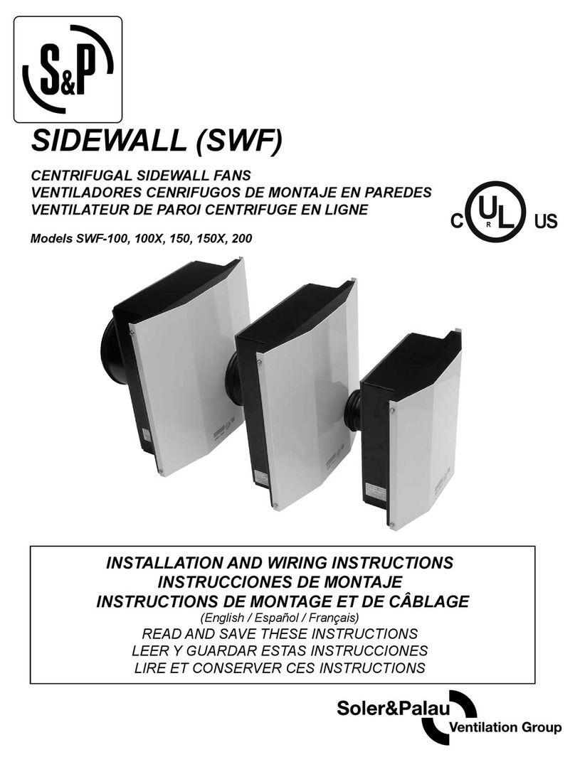 S&P SWF-100 User manual