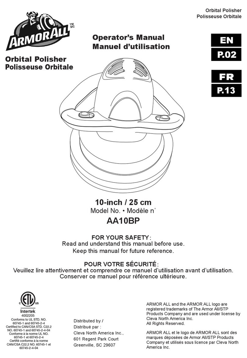 ArmorAll AA10BP User manual