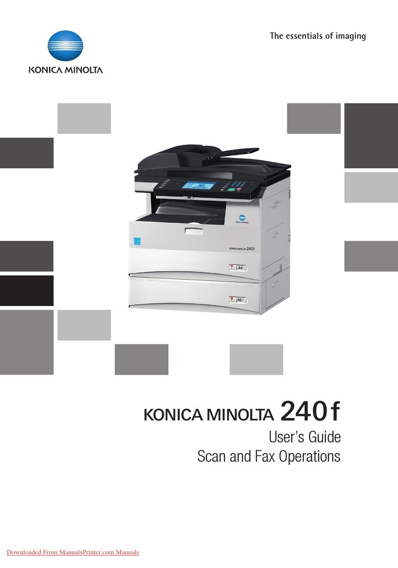Konica Minolta 240f User manual