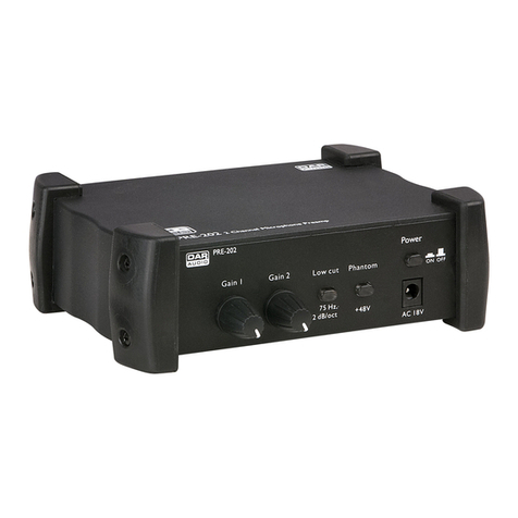 DAPAudio PRE-202 User manual
