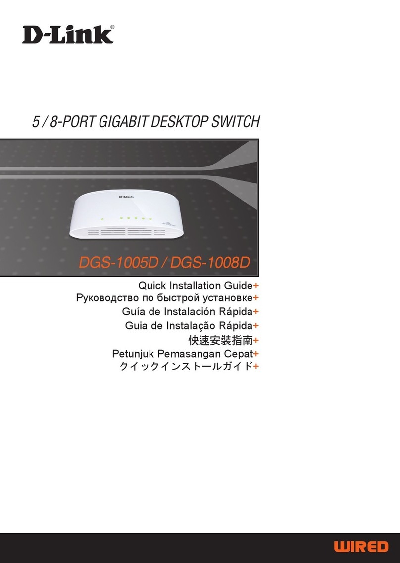D-Link DGS-1005D - Switch Quick installation guide