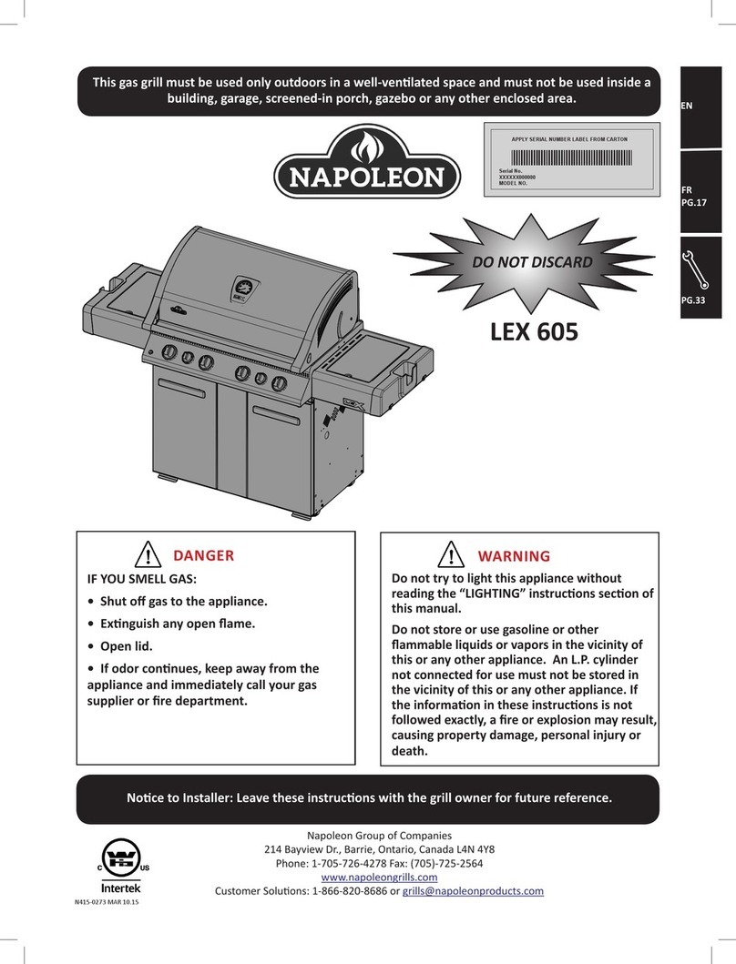 Napoleon LEX 605 manual