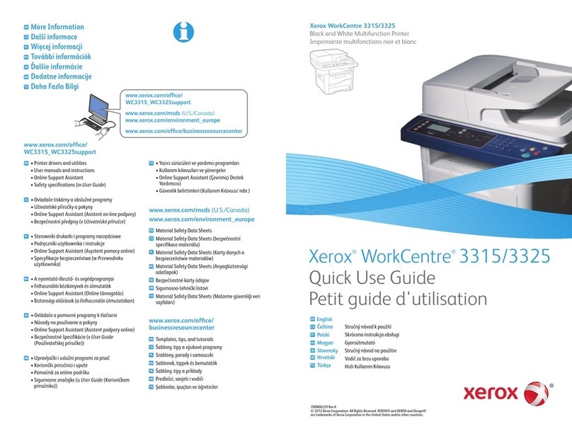 Xerox WorkCentre 3315 Operating manual