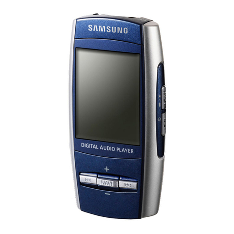 Samsung YP-T8 User manual