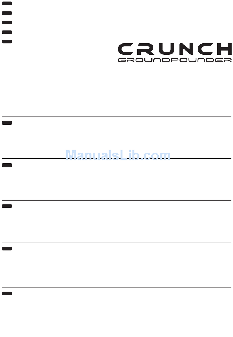 Crunch CBP1000 installation guide
