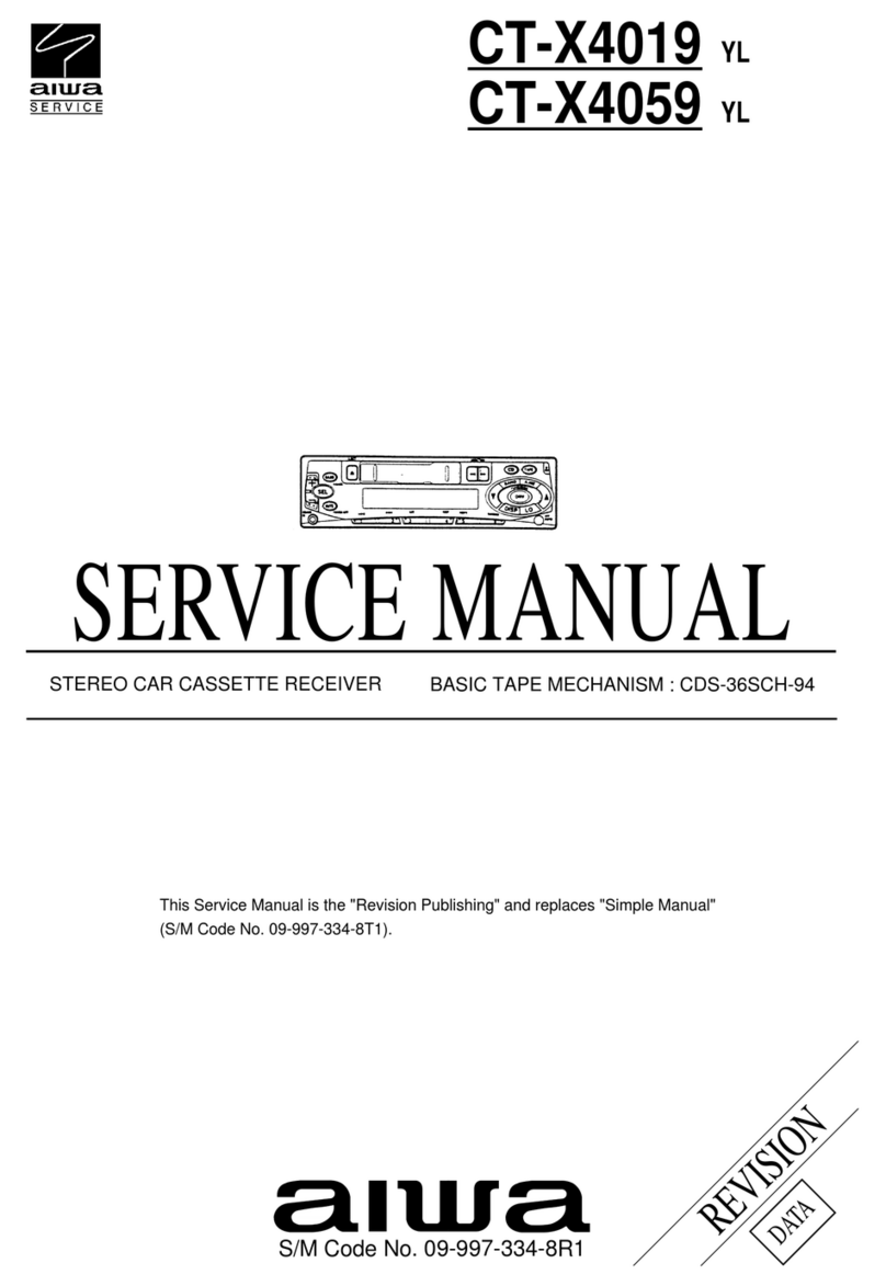 Aiwa CT-X4019 Service manual
