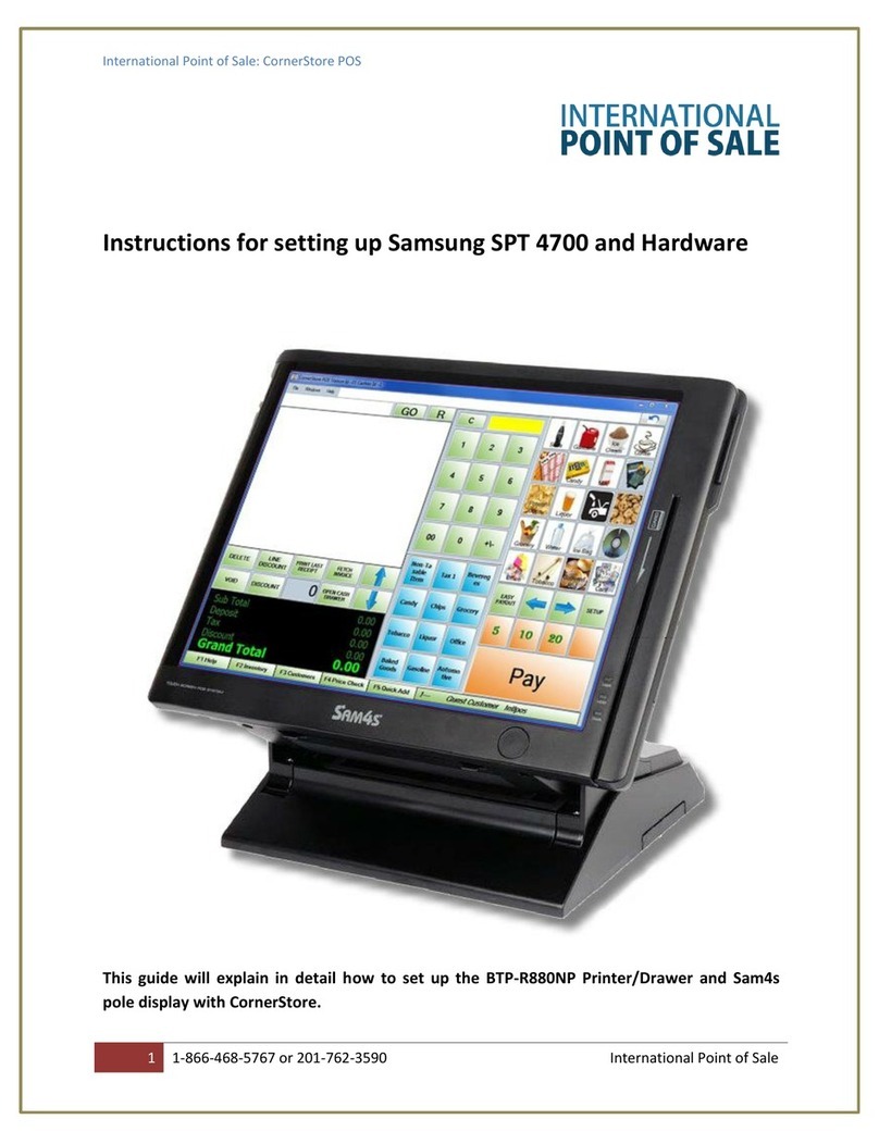 Samsung SPT 4700 Setting-up guide