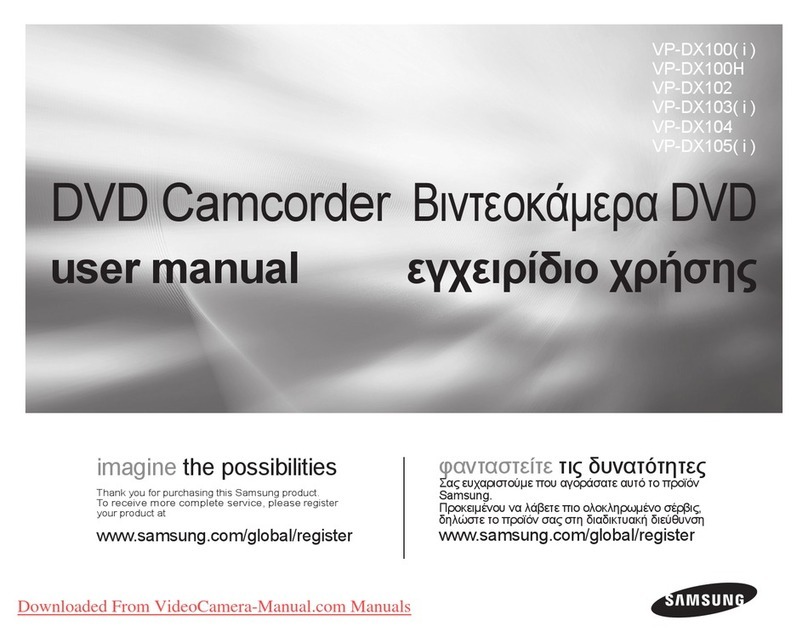 Samsung VP-DX100(i) User manual