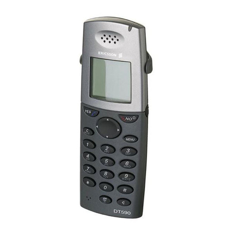 Ericsson DT590 Quick reference guide