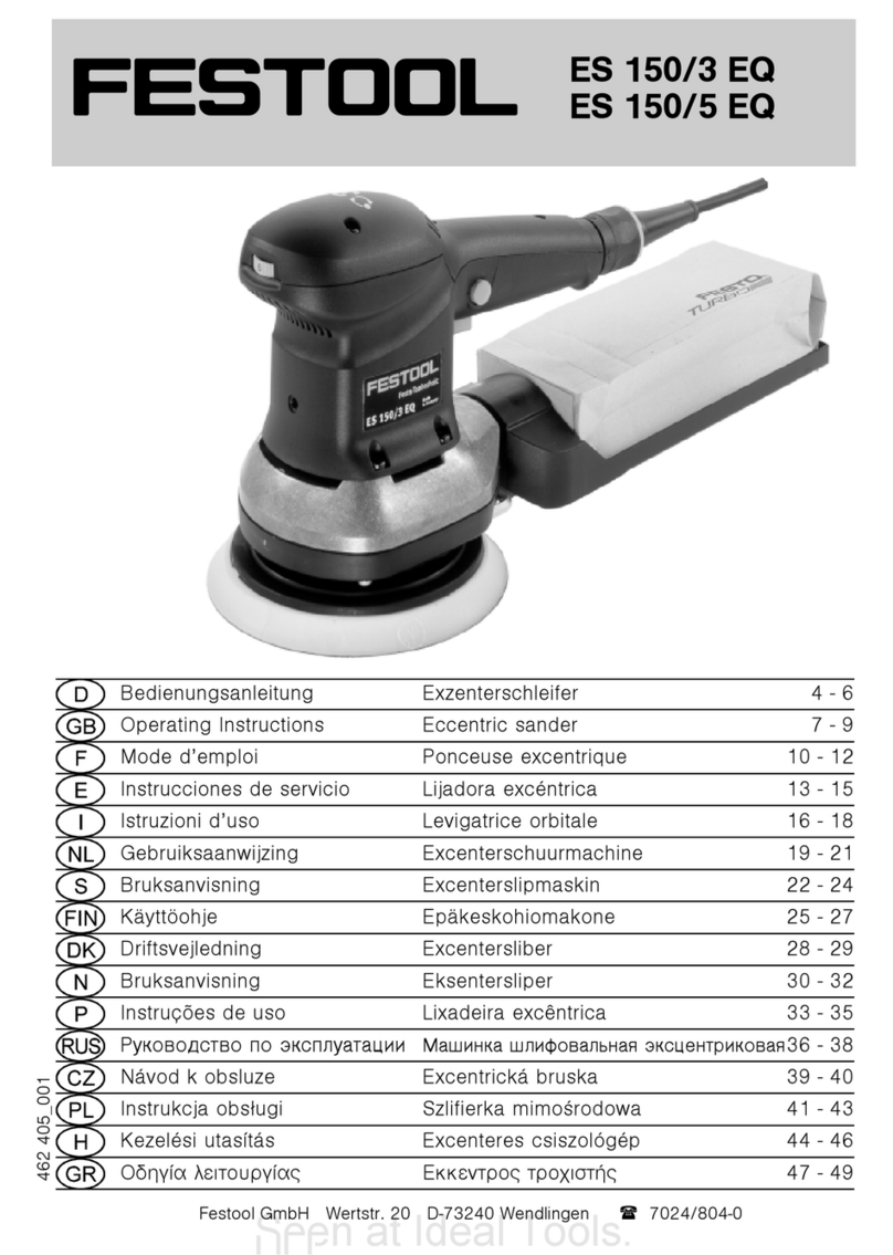 Festool ES 150/3 EQ operating instructions