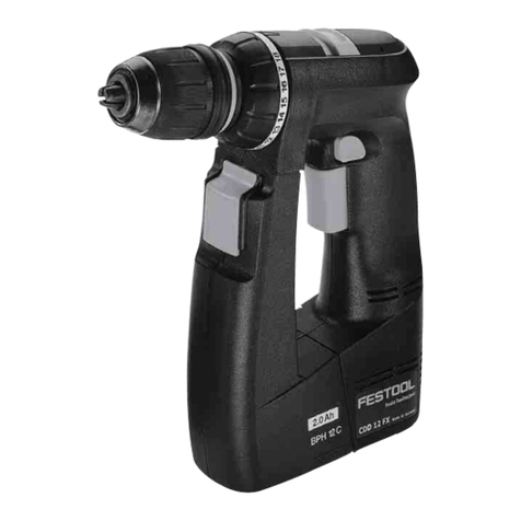 Festool CDD 9.6 User manual