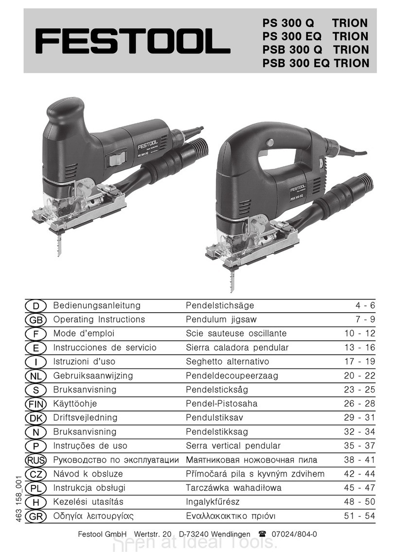 Festool Trion PS-300Q operating instructions