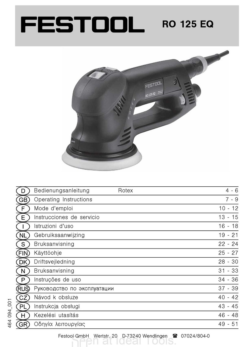 Festool RO 125 EQ User manual