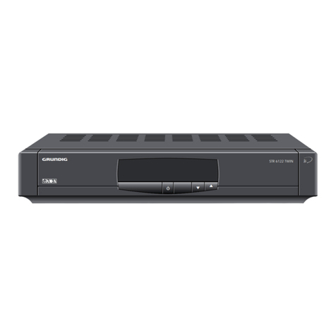Grundig STR 6122 TWIN User manual Grundig STR 6122 TWIN User manual