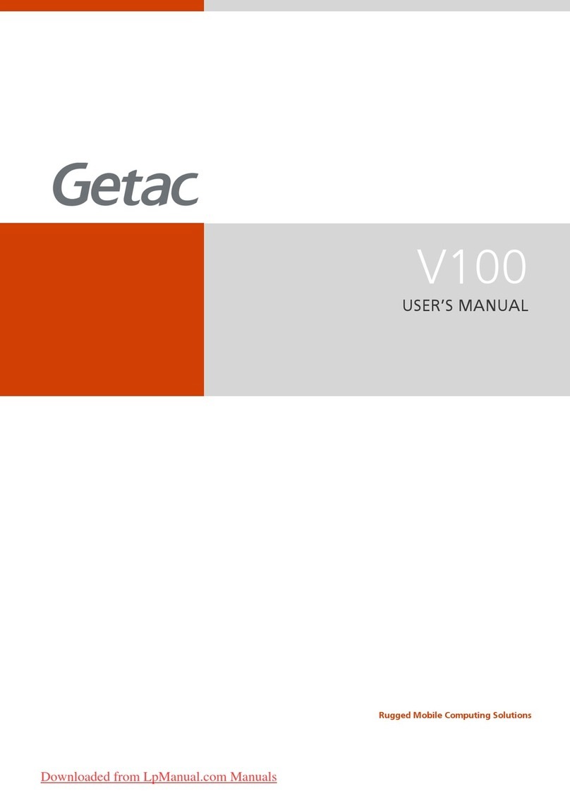 Getac V100 User manual