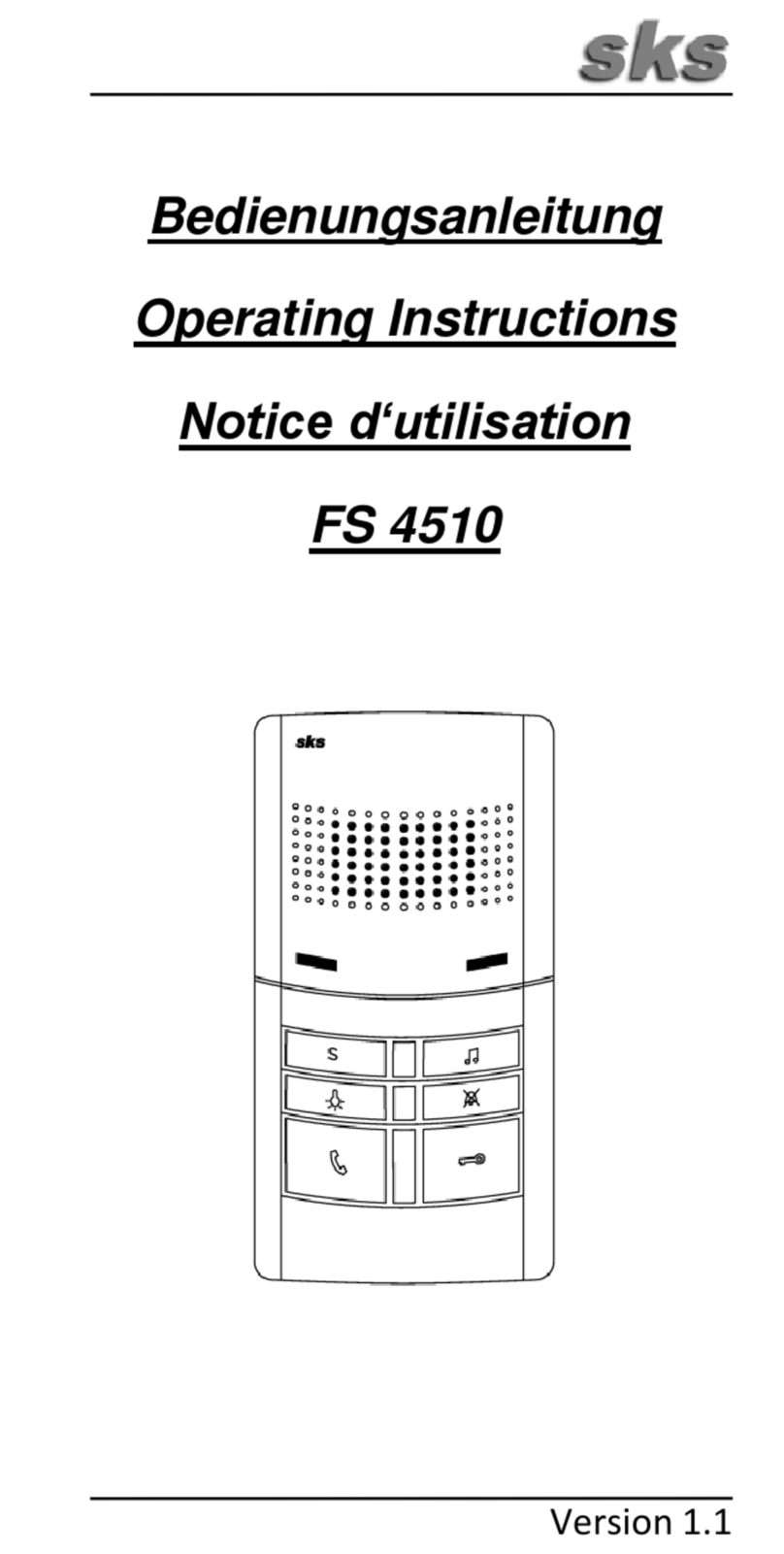 sks FS 4510 User manual