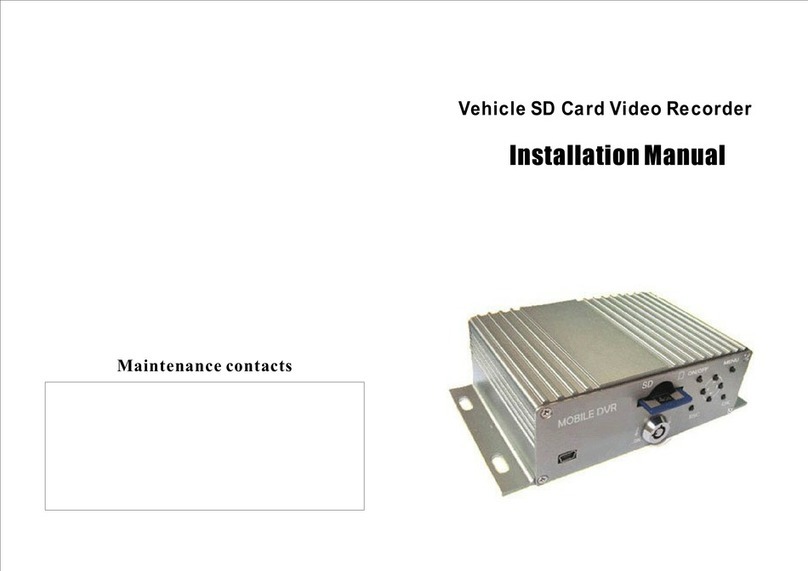 MIRAX MDVR-301 installation manual