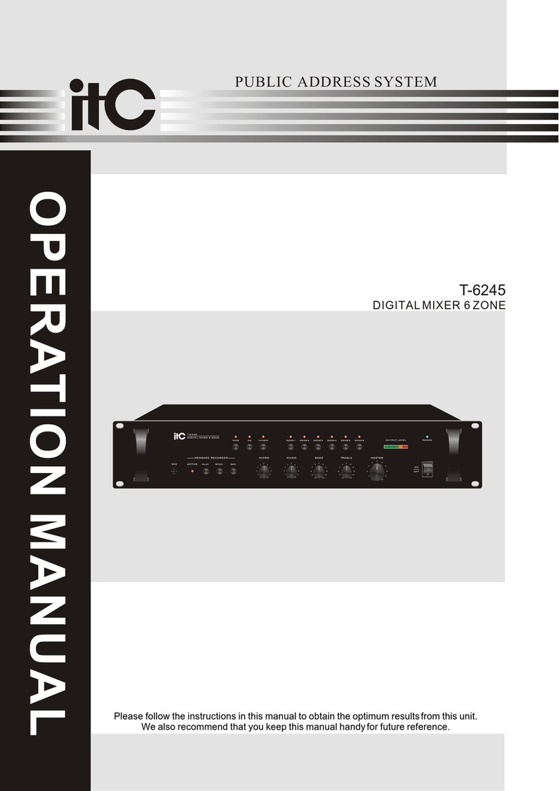 ITC T-6245 User manual