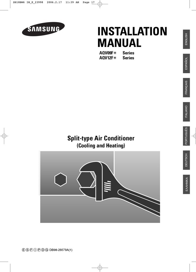 Samsung AQV09F** Series User manual