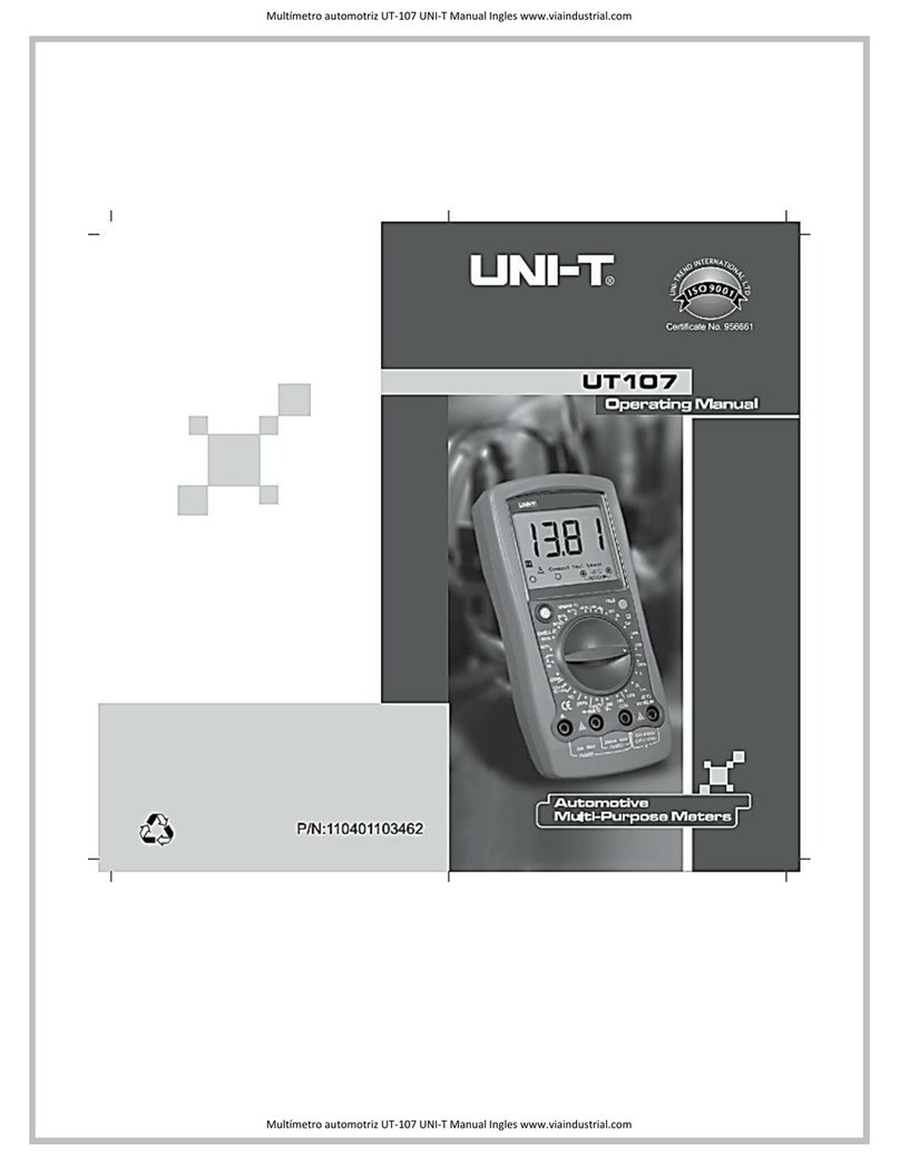 Unit UT107 operating manual