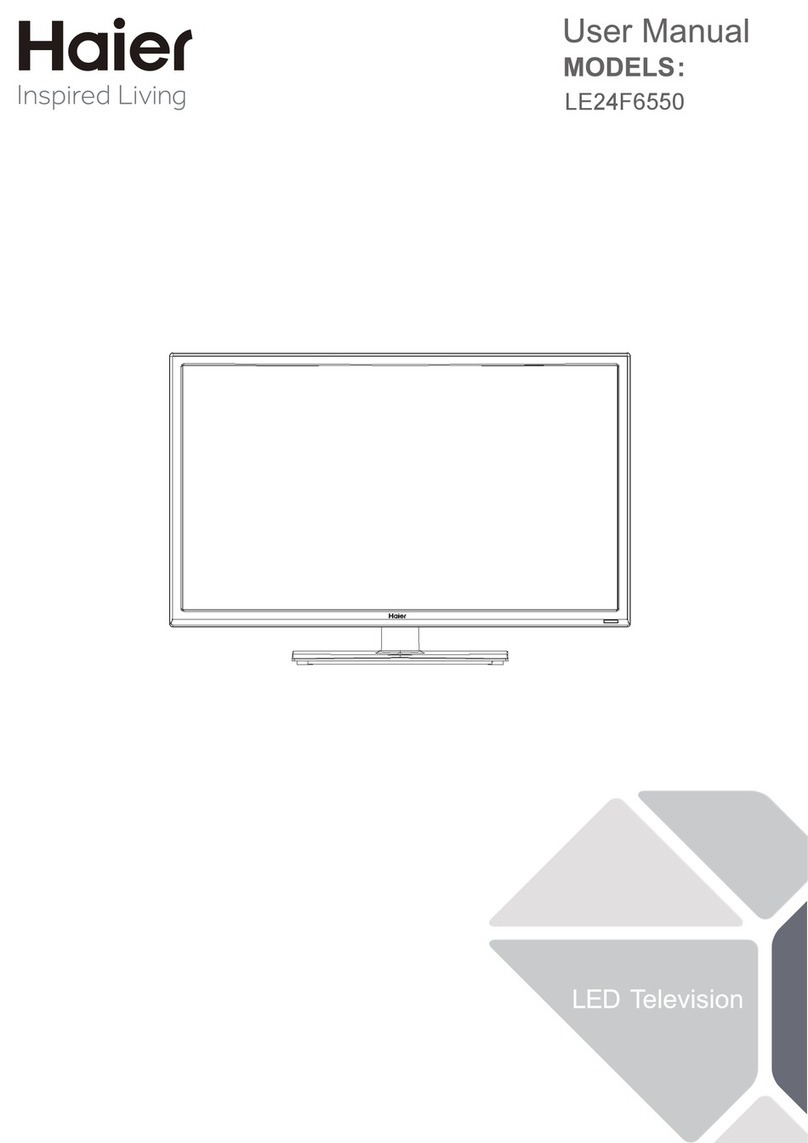 Haier LE24F6550 user manual