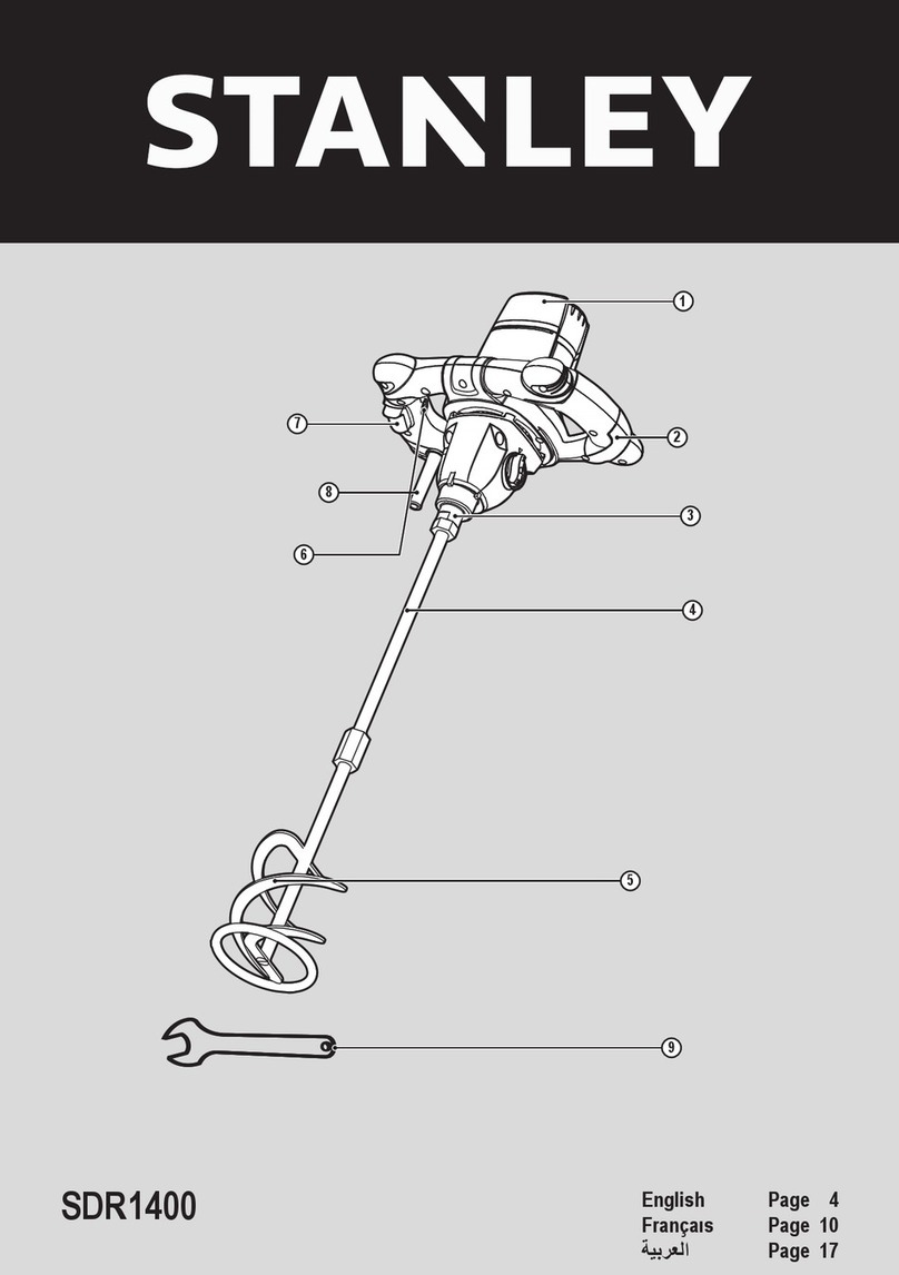 Stanley SDR1400 User manual