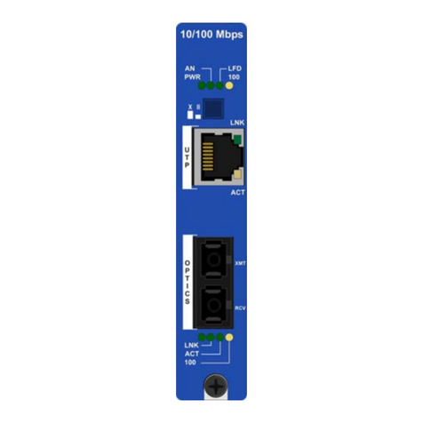 B&B Electronics iMcV-LIM 10/100 User manual