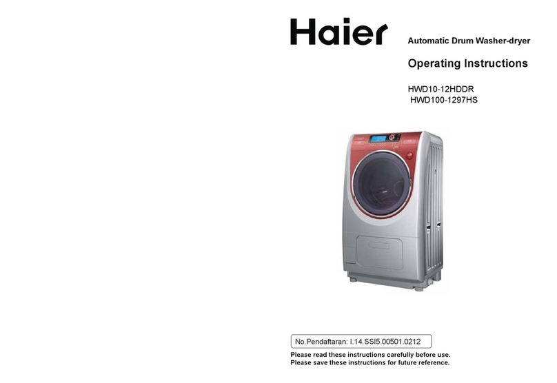 Haier HWD100-1297HS User manual Haier HWD100-1297HS User manual