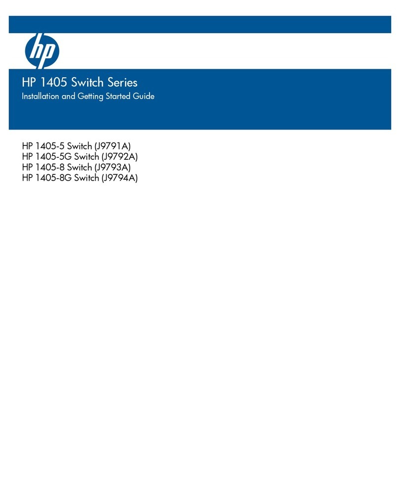 HP 1405-5 Installation and getting started guide HP 1405-5 Installation and getting started guide