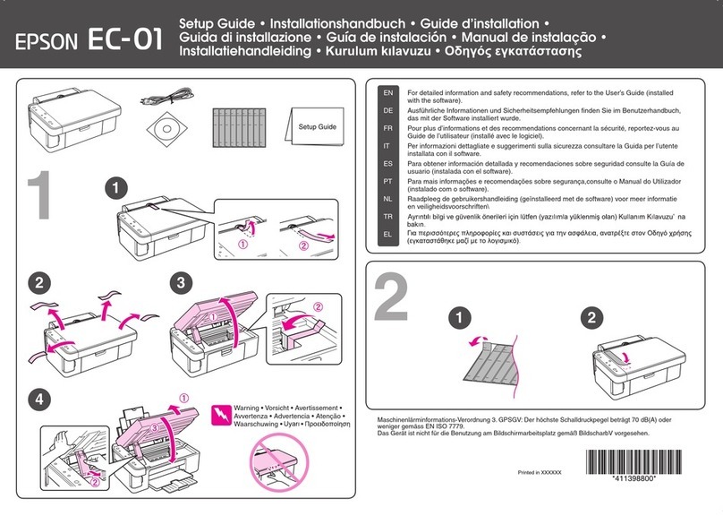 Epson EC-01 User manual