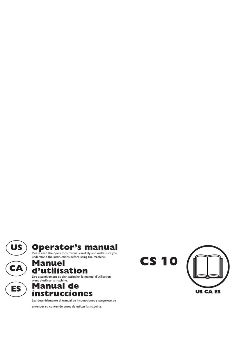 Husqvarna CS 10 Operator's manual