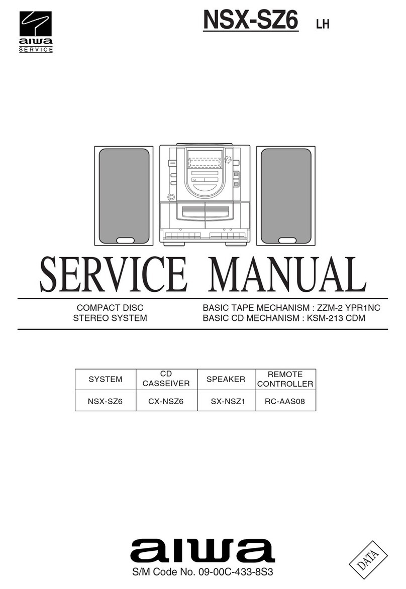 Aiwa NSX-SZ6 Service manual
