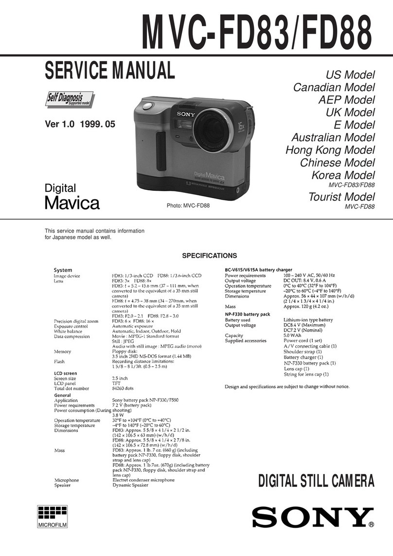 Sony Mavica MVC-FD83 User manual