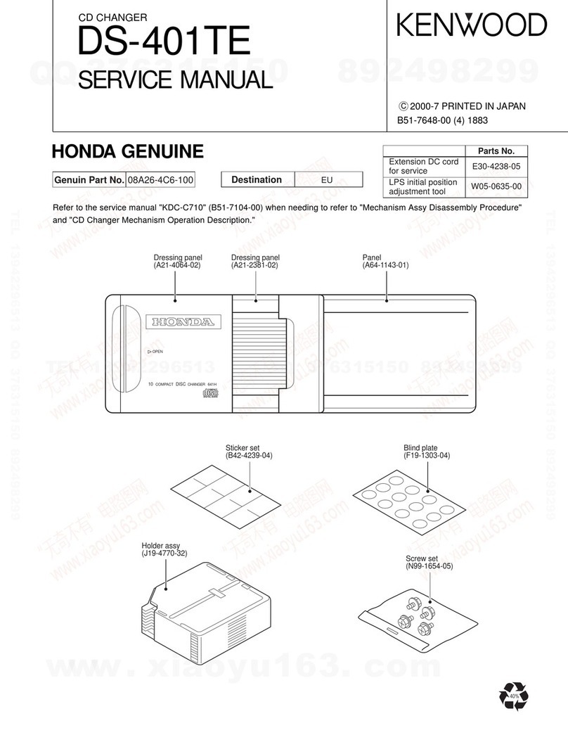 Kenwood DS-401-TE User manual