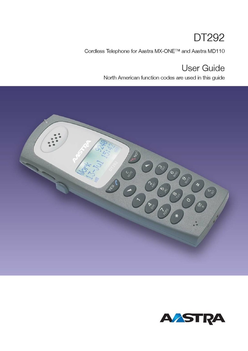 Aastra DT292 User manual