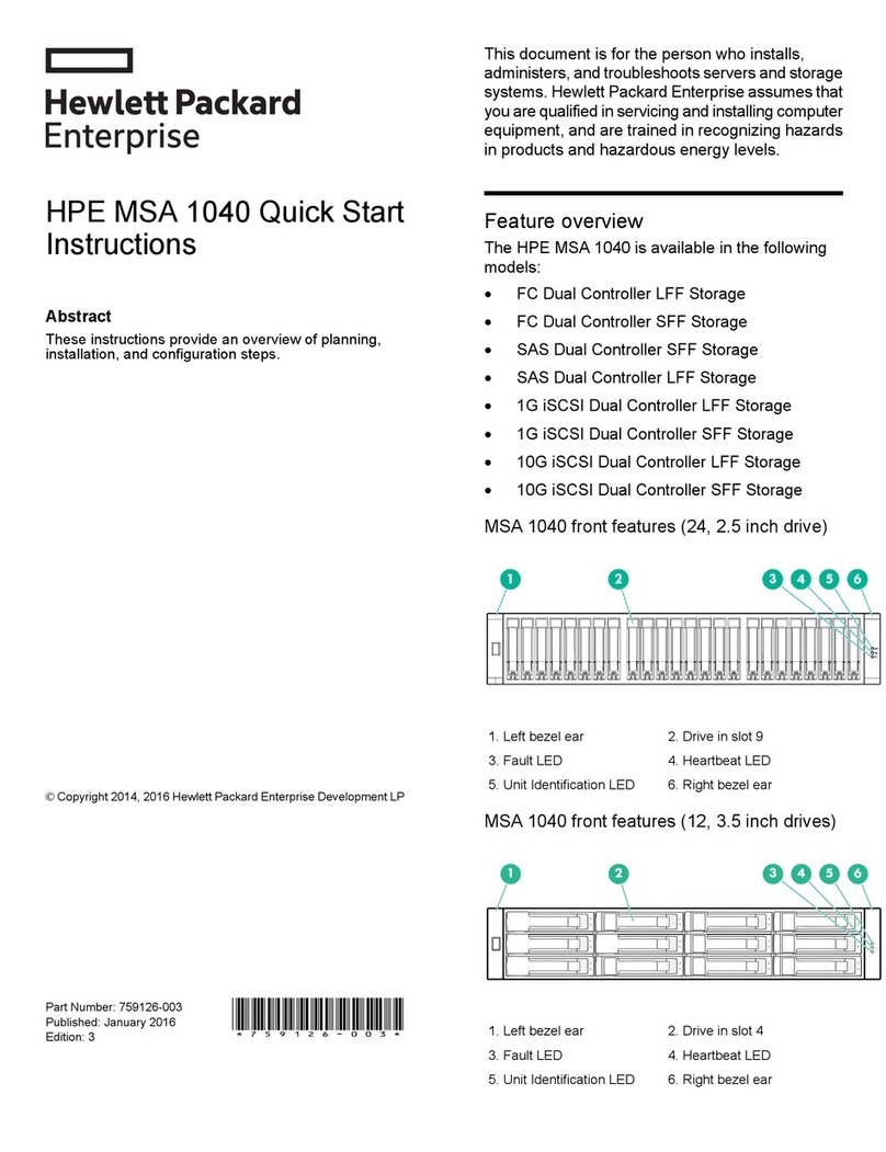 HP MSA 1040 Programming manual