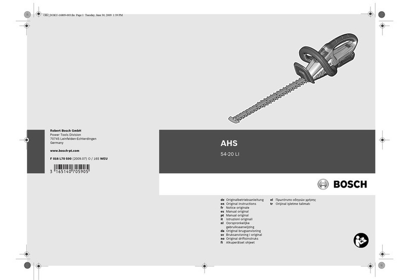 Bosch AHS 54-20 LI User manual