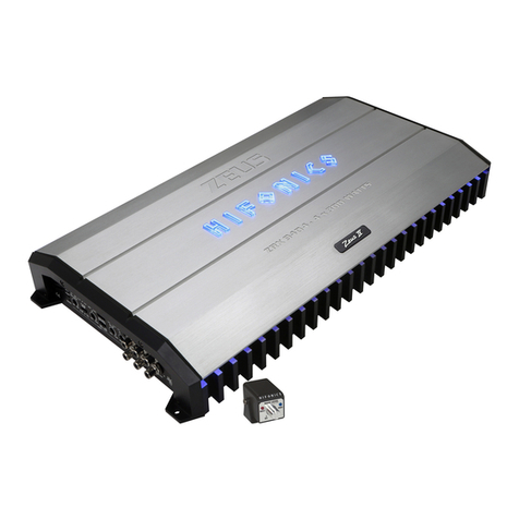 Hifonics zeus ZRX4404 User manual Hifonics zeus ZRX4404 User manual