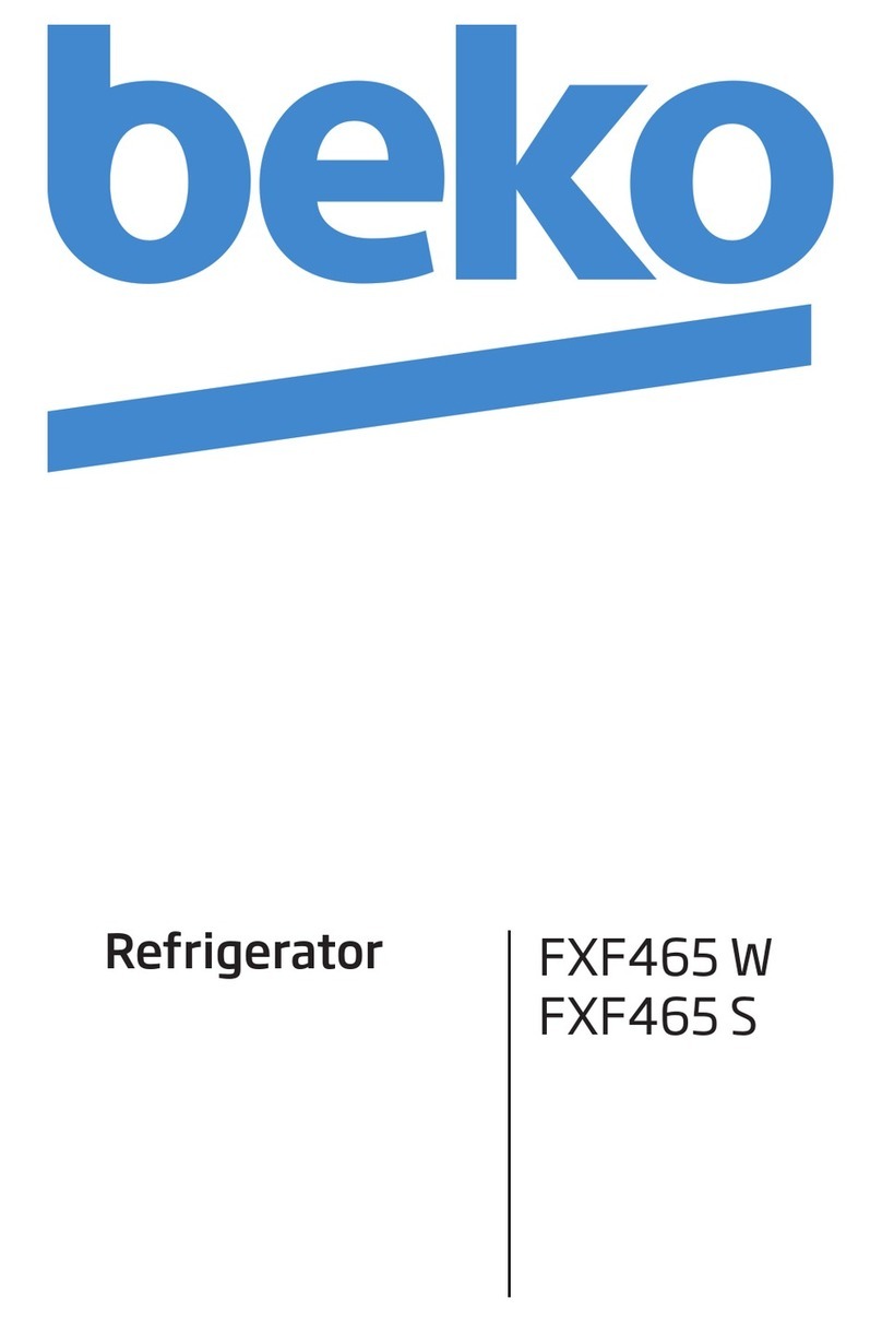 Beko FXF465 W User manual