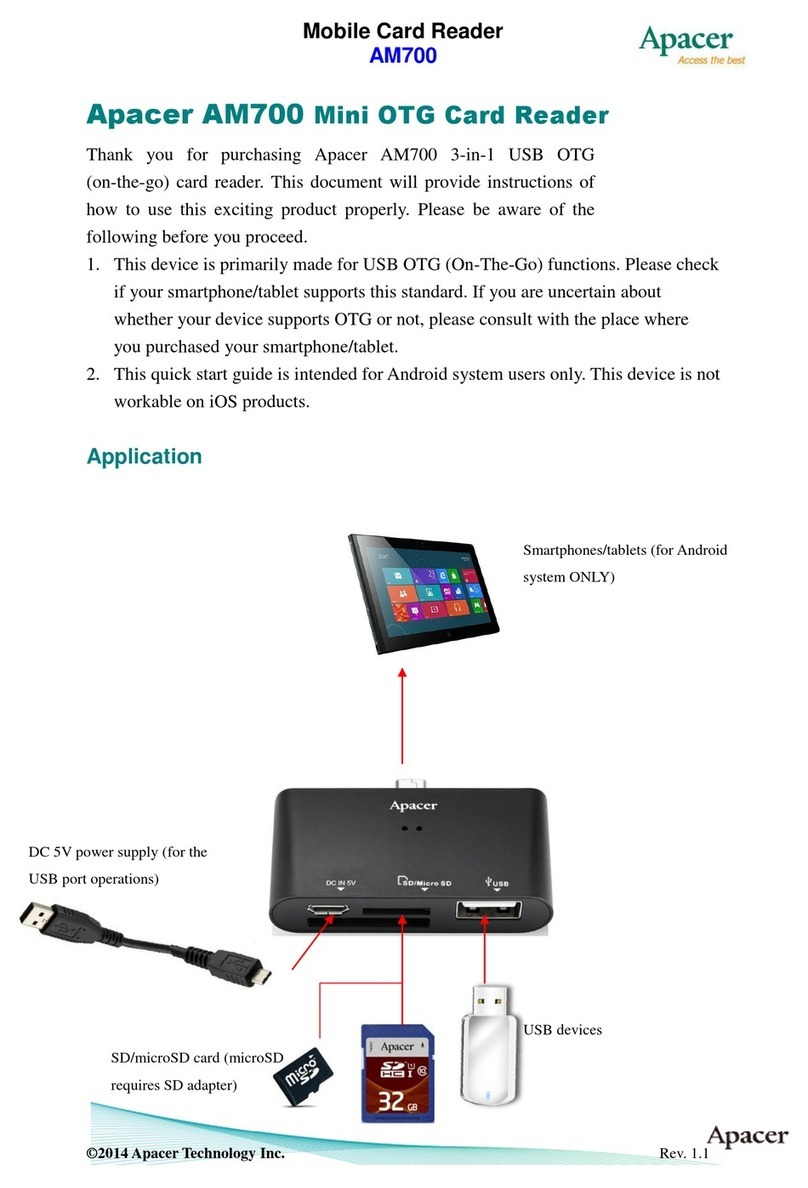 Apacer Technology AM700 manual