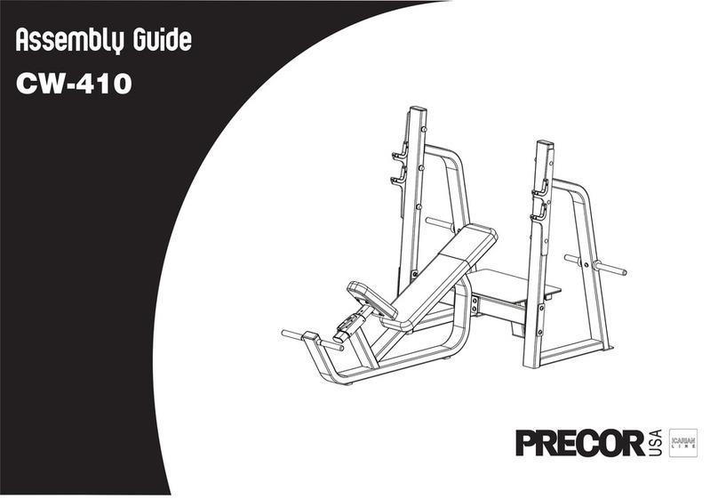 Precor CW-410 User manual